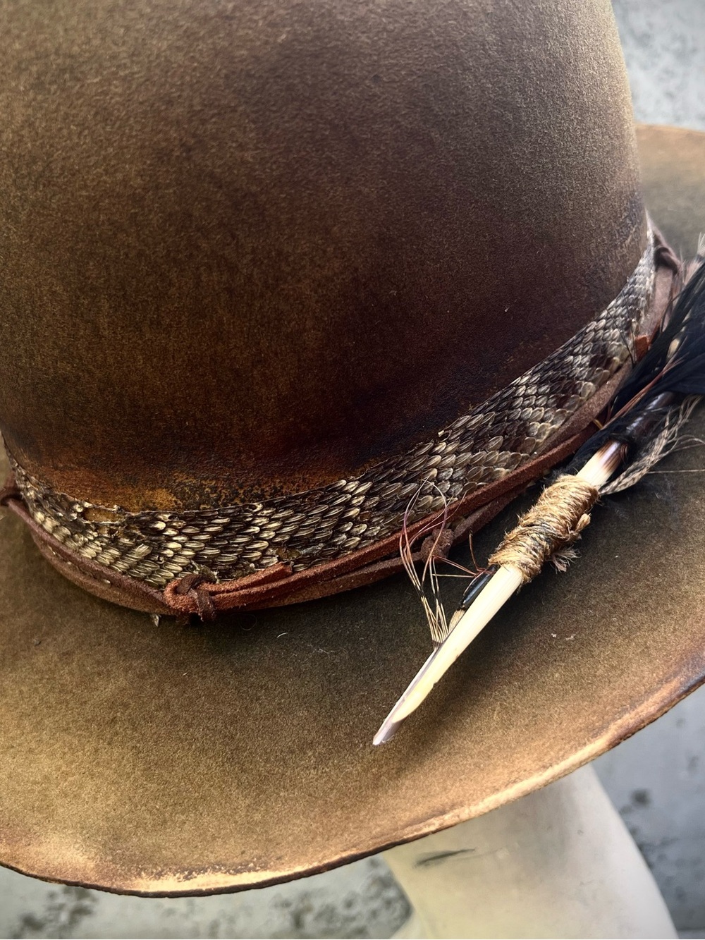 CROSSROADS Custom Unisex Open Crown Hat size 7 1/2 - Picture 4 of 12